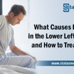 Lower Left Back and How to Treat It - Status Meds